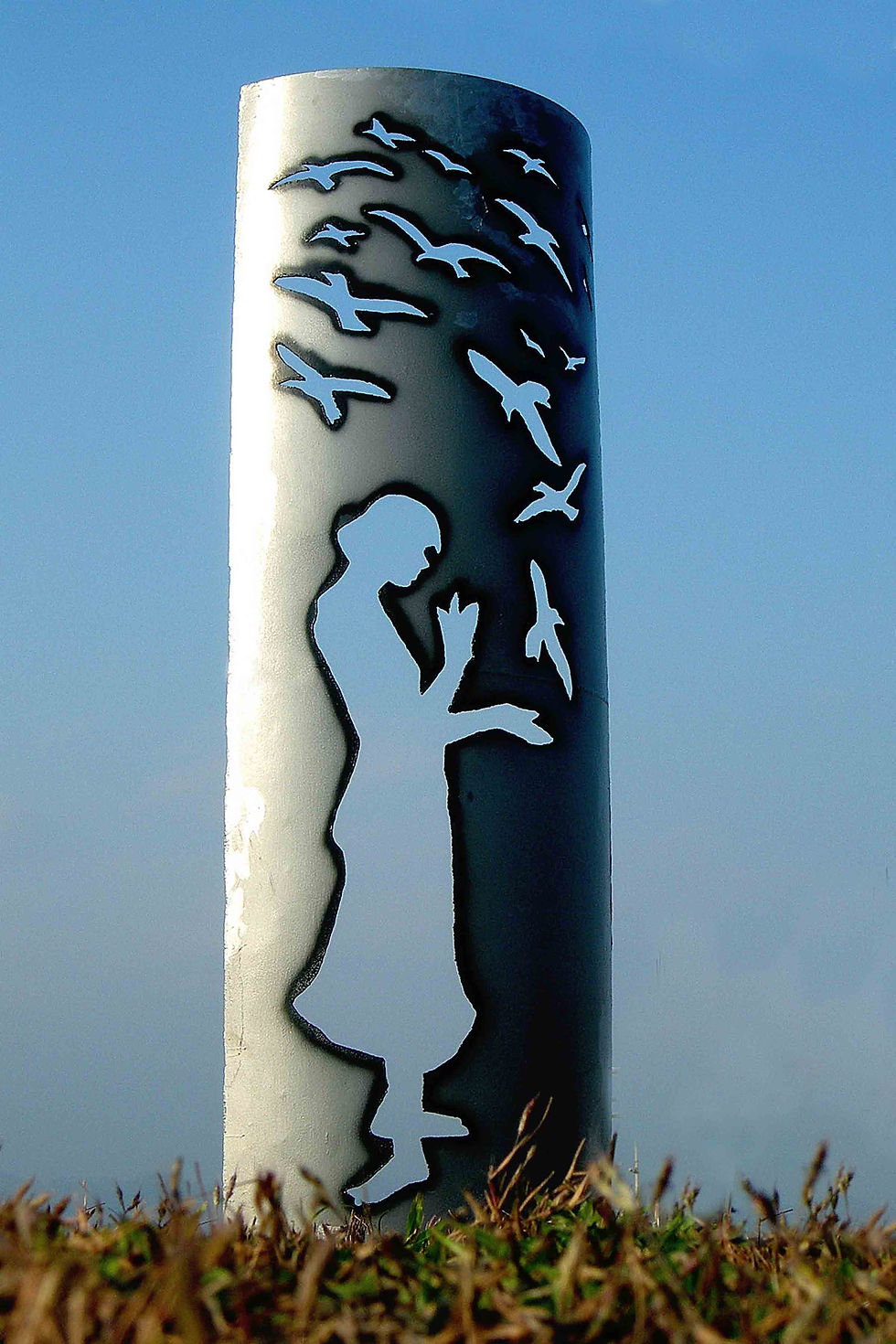 Custom outdoor sculpture made by Studio Mrittika