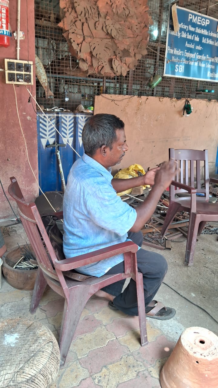 Ashish Ghosh, lead artist at Studio Mrittika