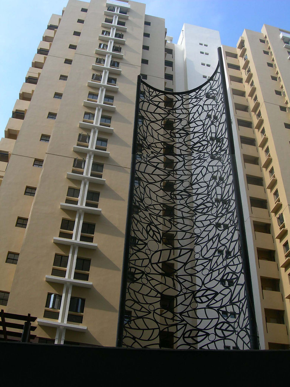 Custom outdoor sculpture made by Studio Mrittika