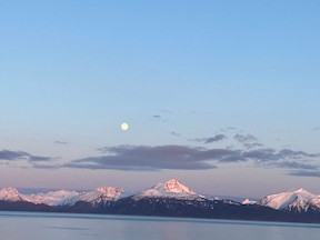 Kachemak Bay alpenglow