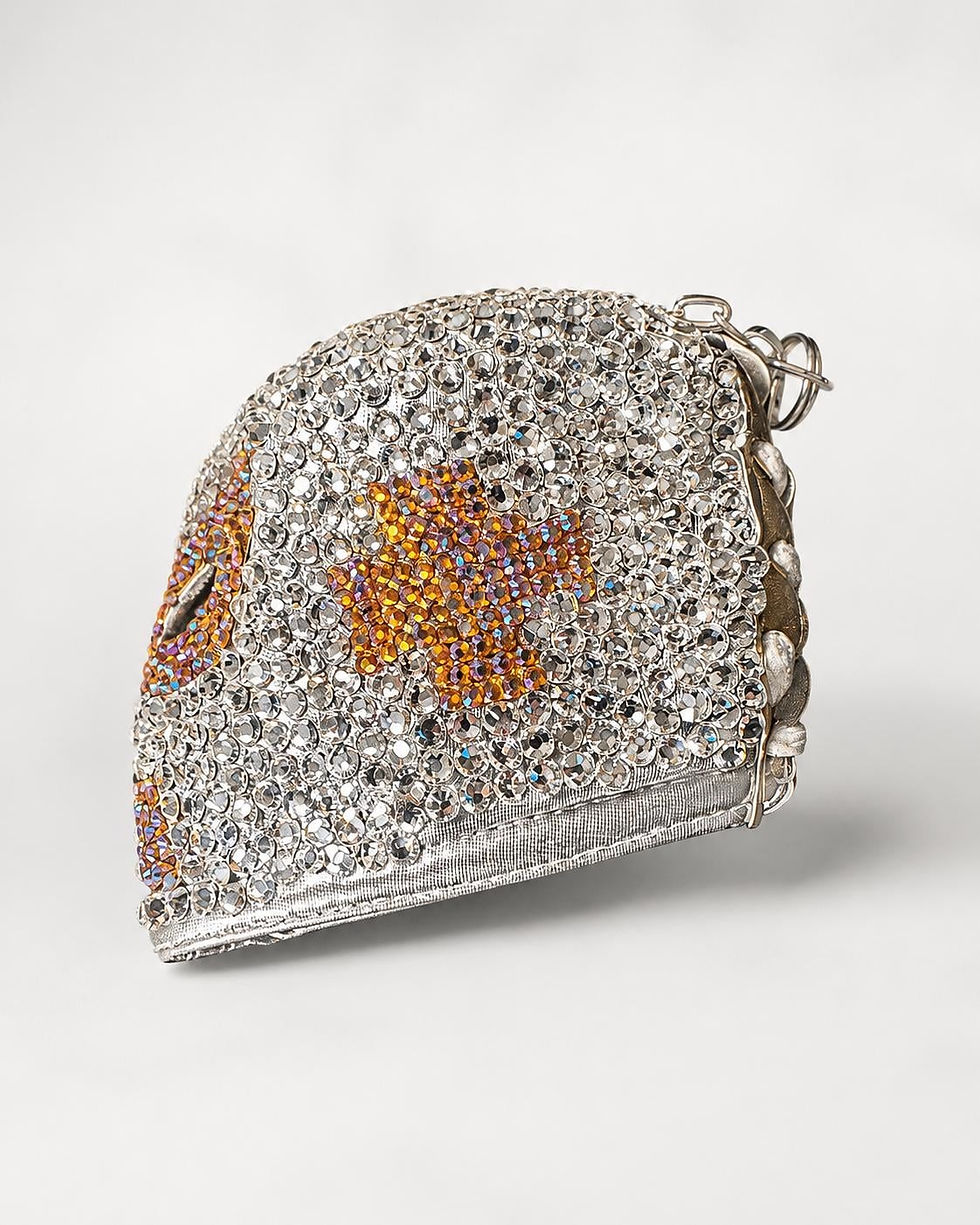 Thumbnail: Keychain Lucha Mask - Llaveros Mascaras - Bling Rhinestone Custom Mini Wrestling