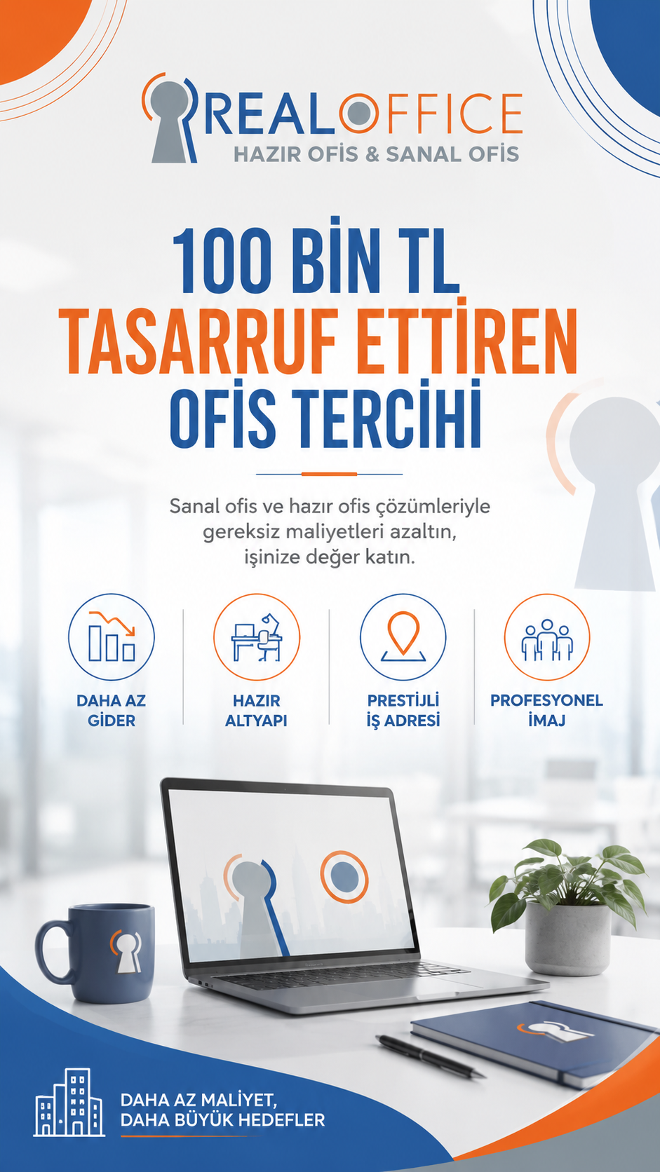 100 Bin TL Tasarruf Ettiren Ofis Tercihi: Sanal ve Hazır Ofislerle Maliyetlerinizi Azaltın