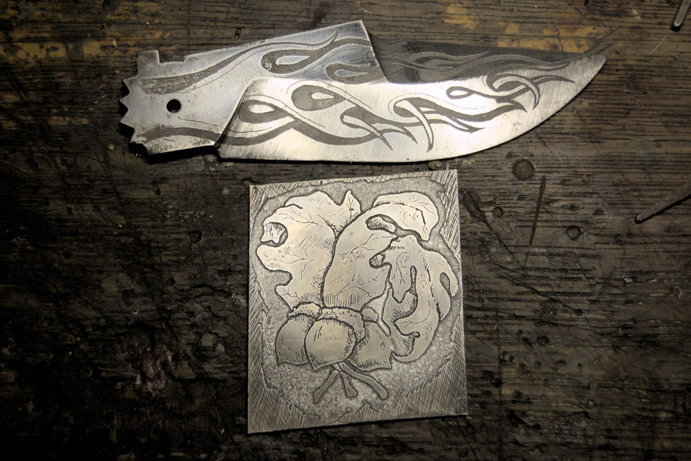 etched steel