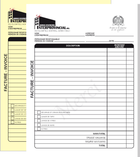 print invoice 2 parts invoices 3 copies online imprimerie avantage