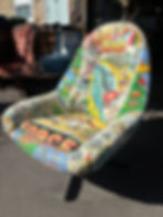 quirky retro egg chair