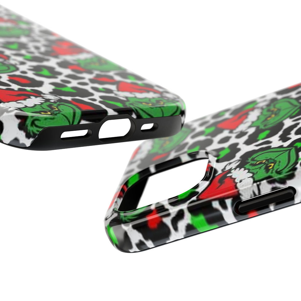 Grinchy Tough Phone Case for iPhone - Perfect for the Holidays