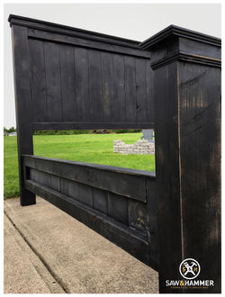 Black Farmhouse Bed