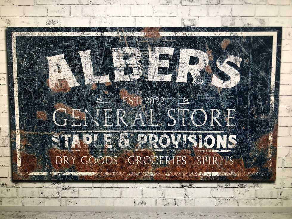 General Store Staples & Provisions (Customized)
