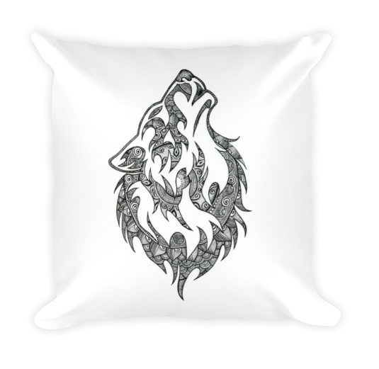 Wolf Pillow