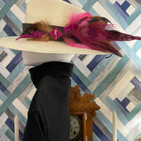 Brown python with pink feather slider - as shown by Tammy Harris _fashionknowsnoage. $55