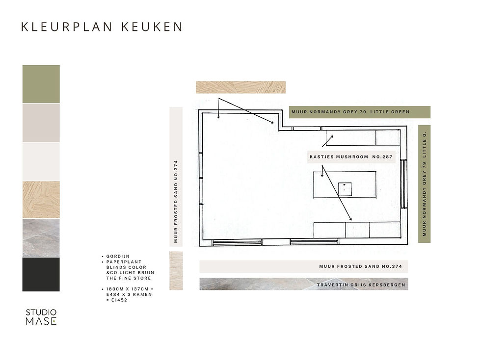 Project Hilversum Kleurenplan Keuken