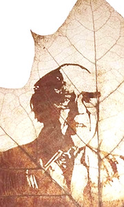 Leaf Carving Art Portrait Sample 3