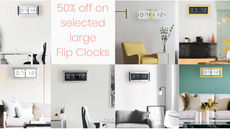 50% off on Selected Large Flip Clocks