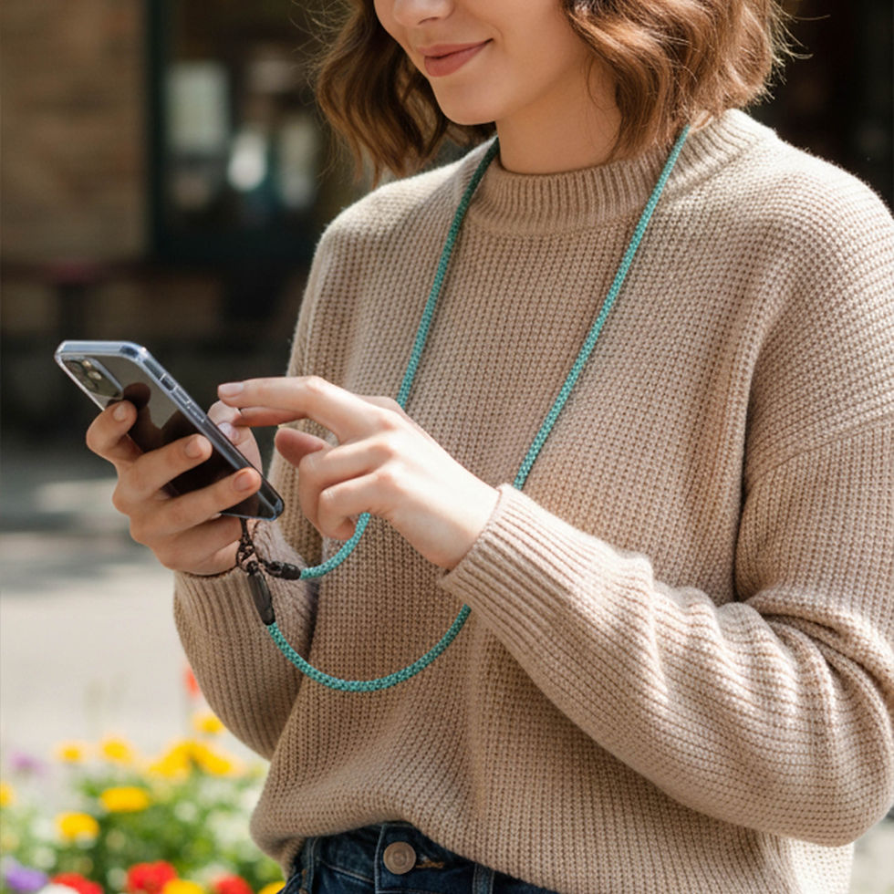 Thumbnail: Crossbody Charge Strap - USB-C to Lightning