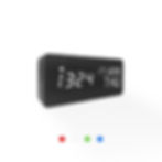 Wood Style Digital Clock WD69-3 Black Finish Main