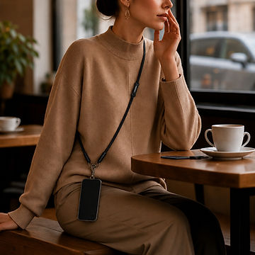 Crossbody Charge Strap Midnight Black Ca