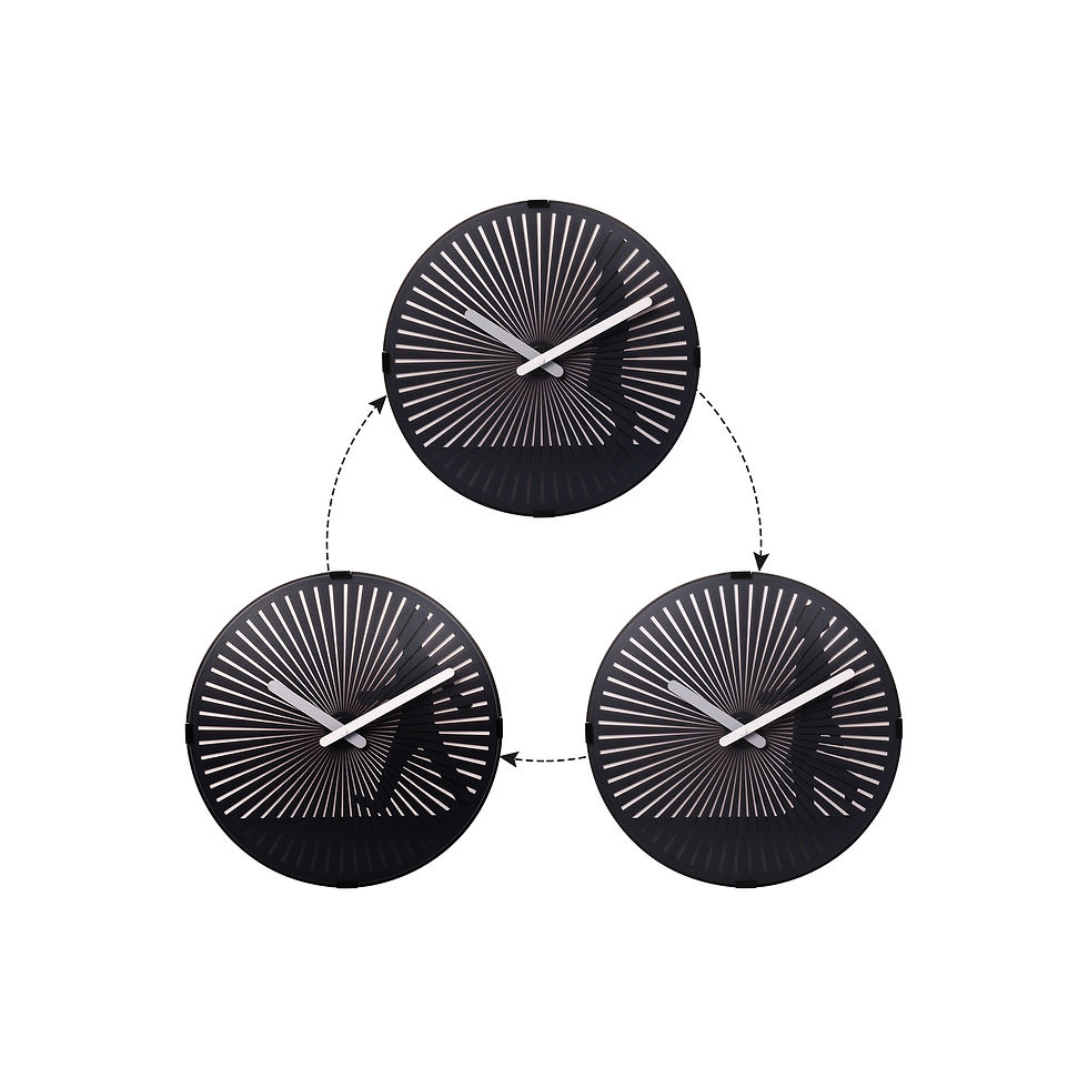 Thumbnail: Zoetrope Clock Walking Man Motion Illustration
