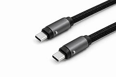 Crossbody Charge Strap Midnight Black USB-C to USB-C Connectors.jpg