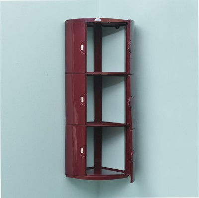 Thumbnail: Nilkamal Blooms Plastic Wall Mount Cabinet(Finish Color - Maroon)