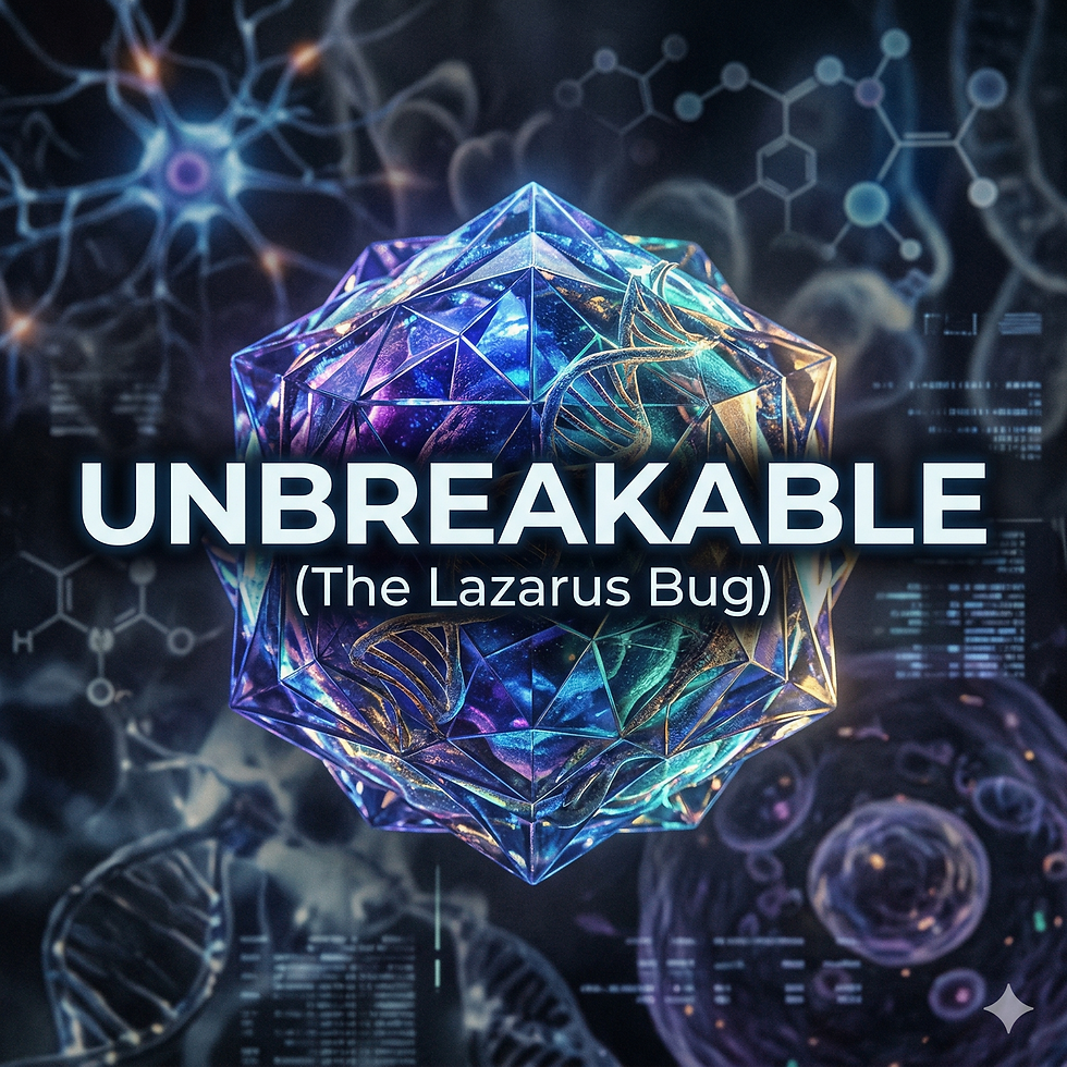 UNBREAKABLE (The Lazarus Bug) with scientific graphics