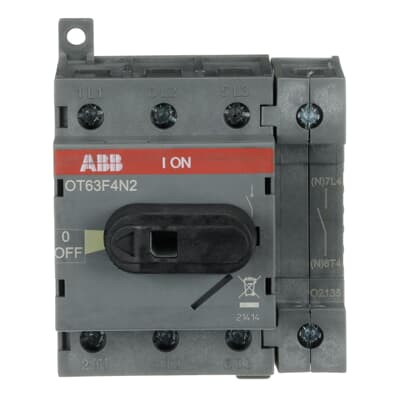 Sezionatore ABB OT63F4N2 63A - Interruttore Elettrico Professionale Per Impianti