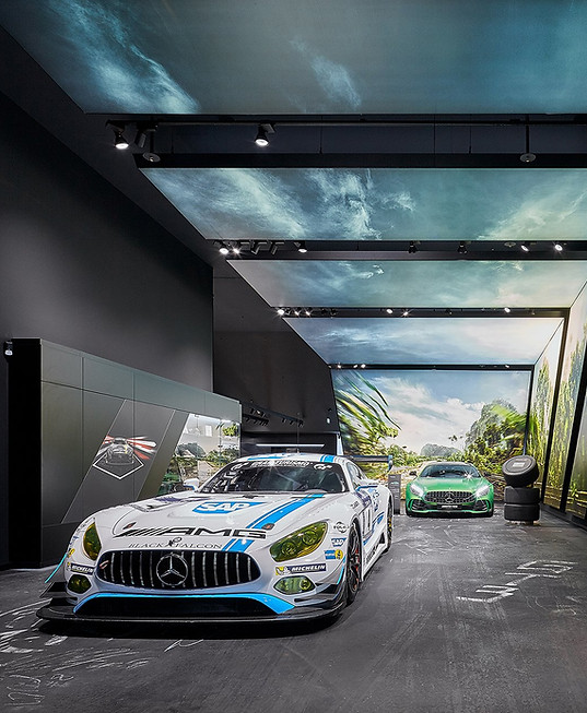 AMG GT3 Rennwagen bei Motorsport-Markenaktivierung – Drive Vision Events