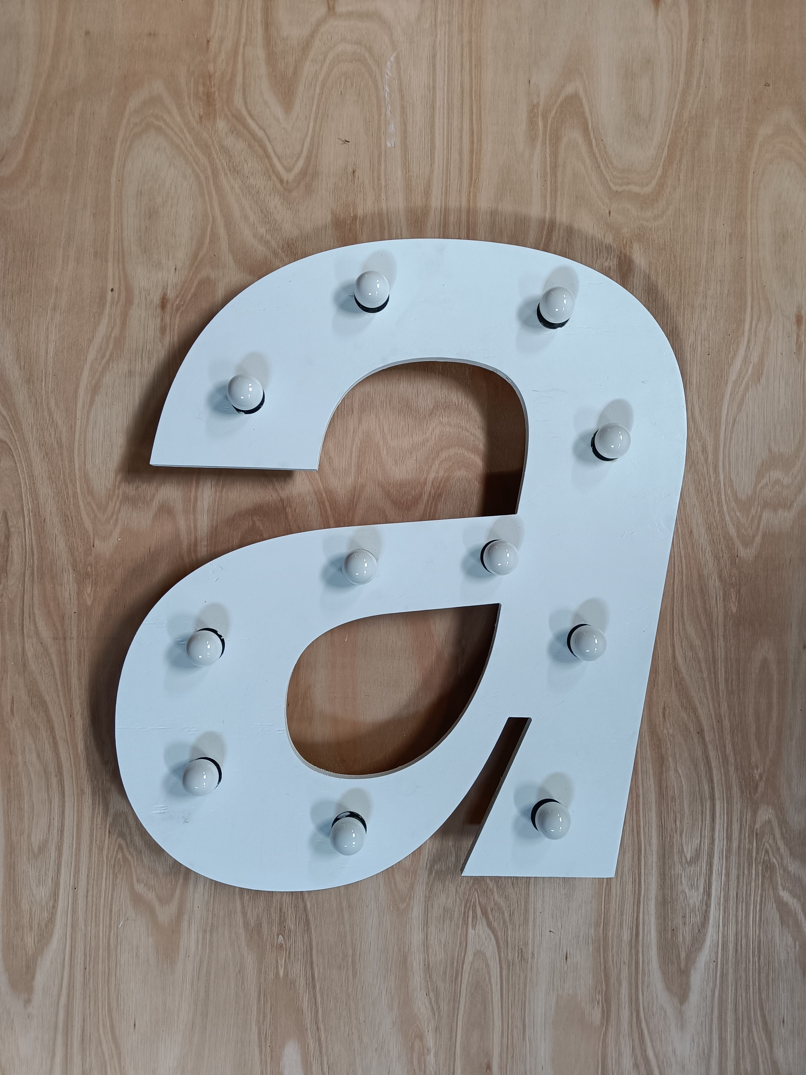 Giant Light-Up Letters