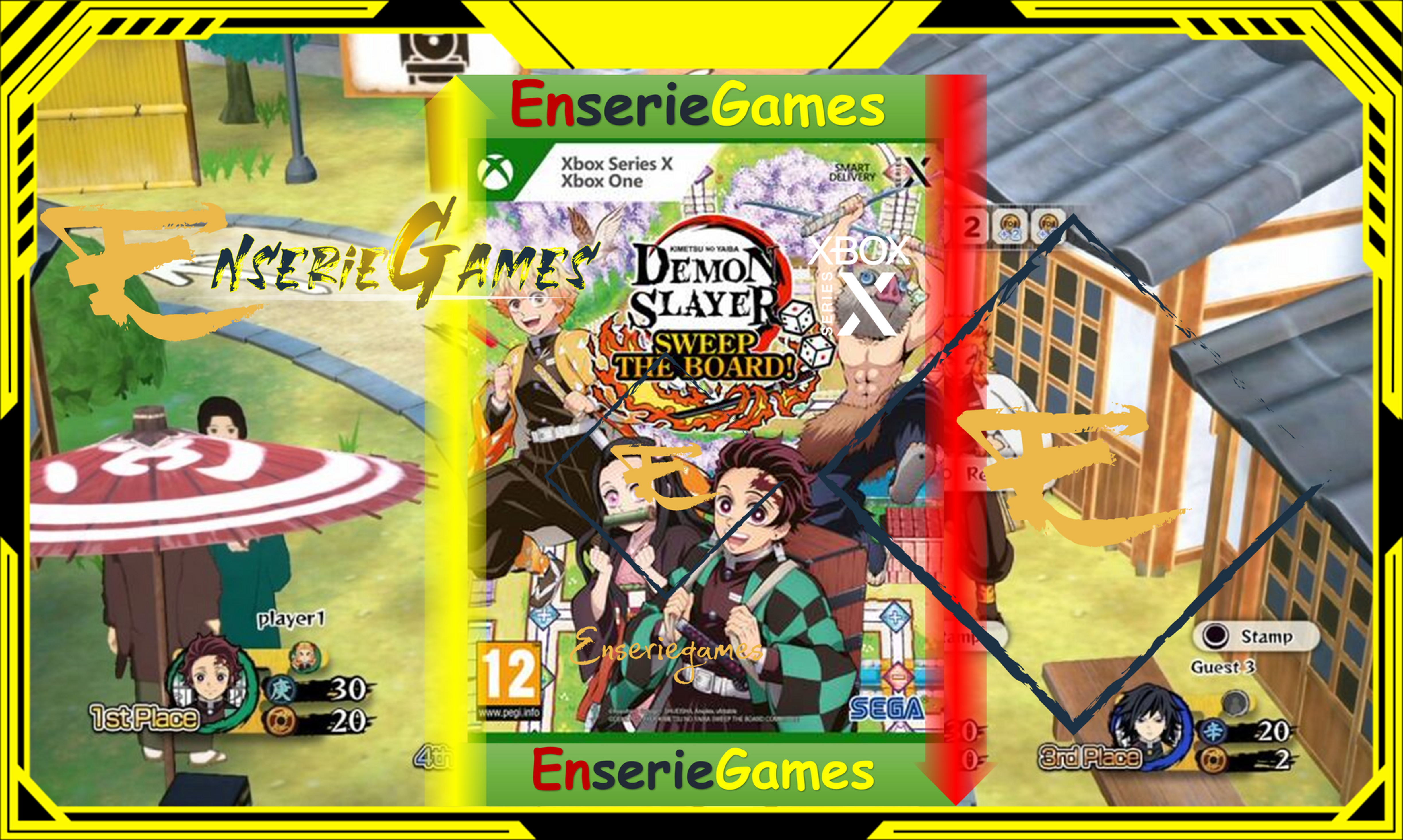 Demon Slayer Kimetsu no Yaiba- Sweep the Board! Xbox One Series S/X EnserieGames