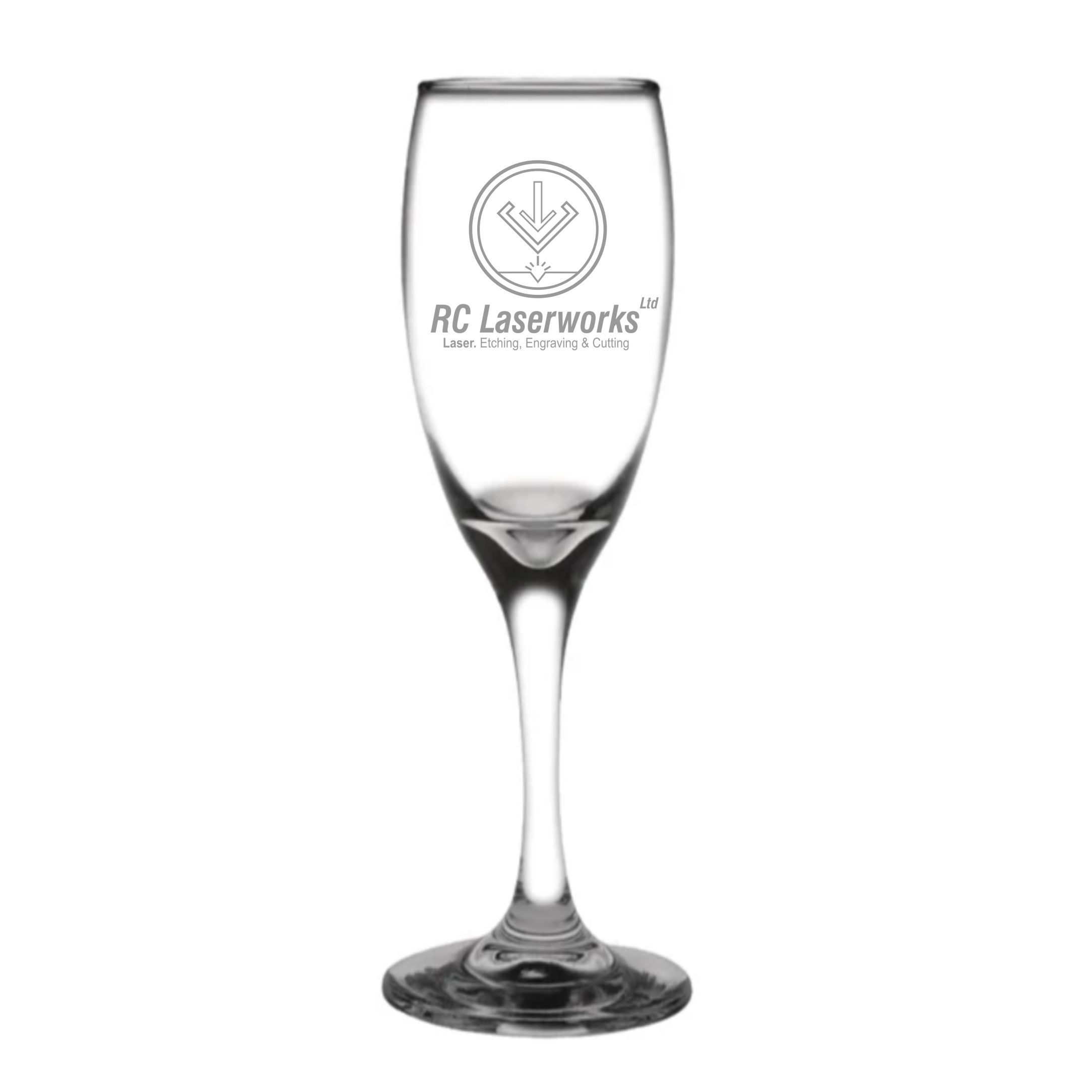 Branded Solar Champagne Flute