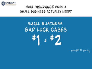 Business Insurance Bad Luck Cases 1 And 2 (Kentucky)