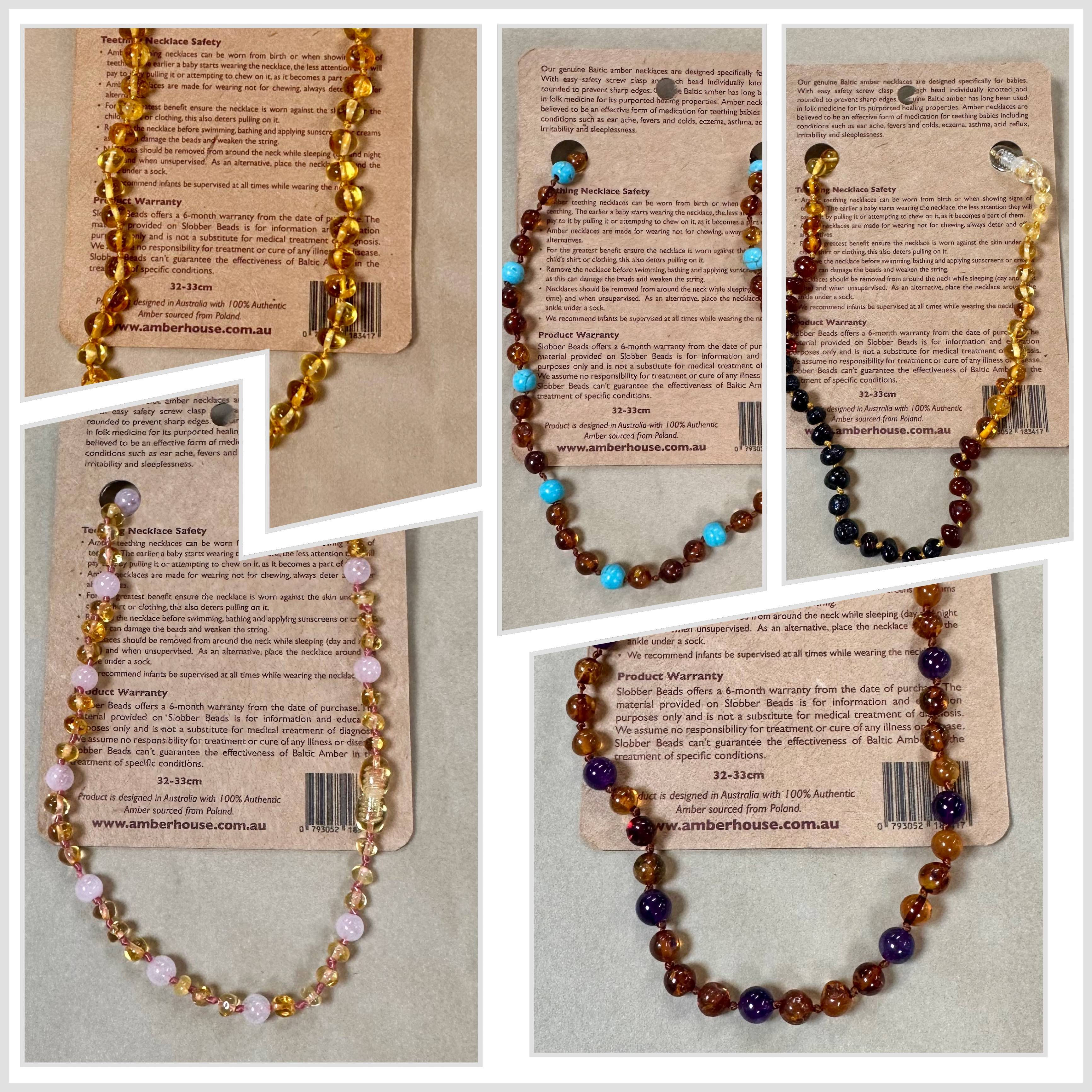 Amber Necklace - Baby