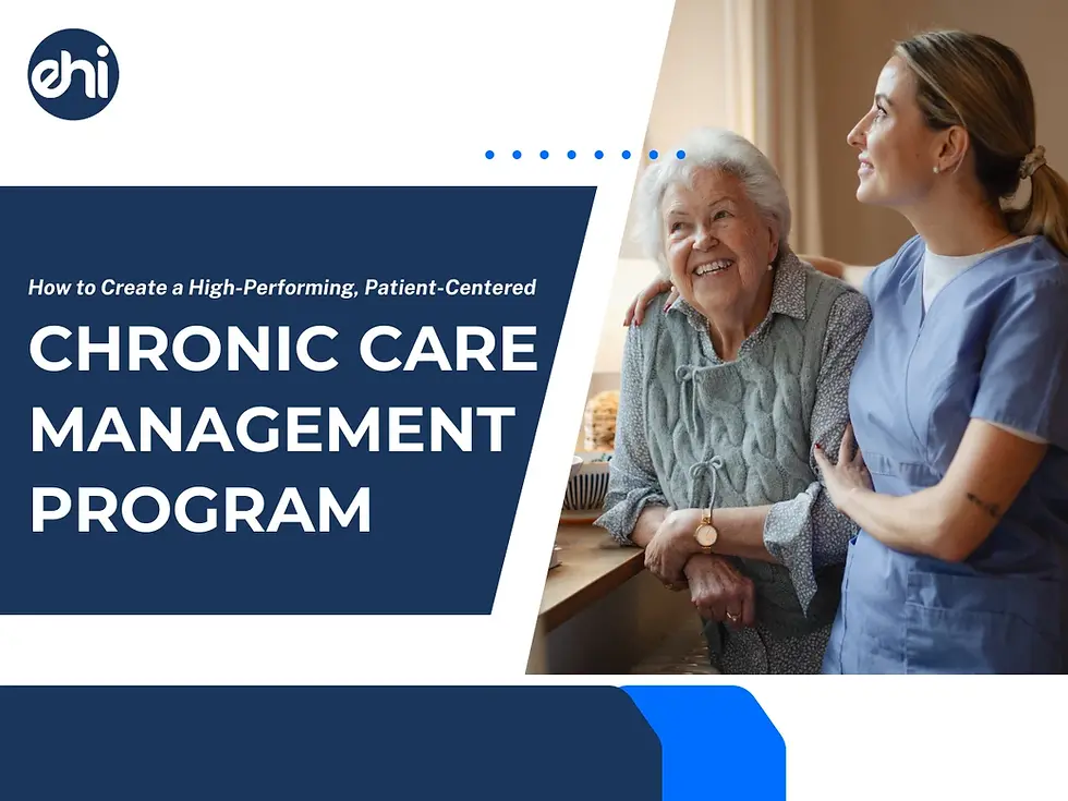 Creating a High-Performing, Patient-Centered Chronic Care Management Program