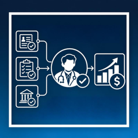 Figure 3. A consolidated readiness view connects requirements, payer status, and activation visibility.