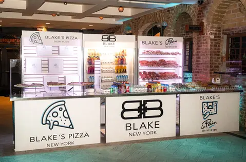 Themed snack bar inspired by Bar Mitzvah boys favorite NYC spots.