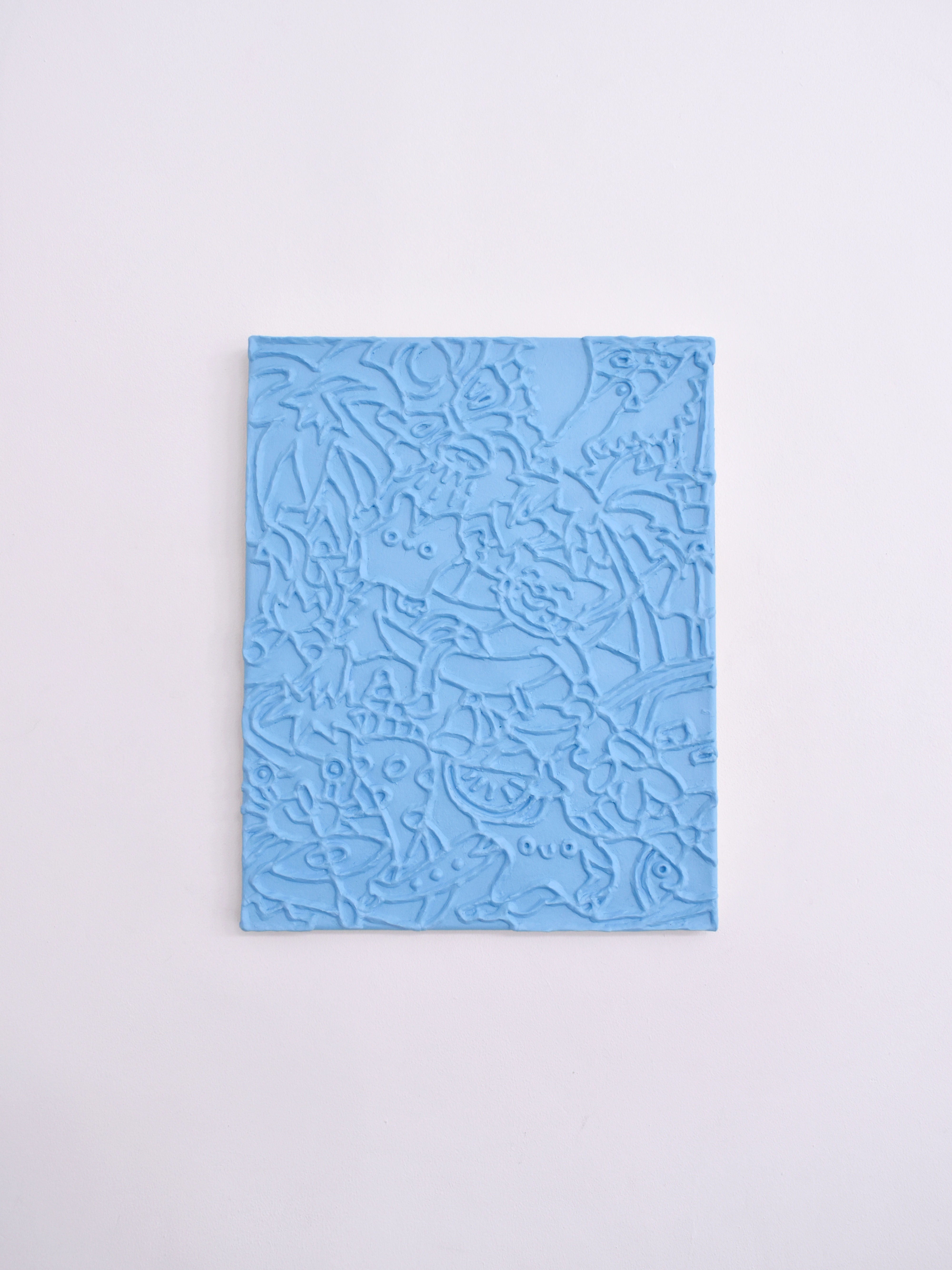 Blue Island with a hammock, far away by Luca Harlacher