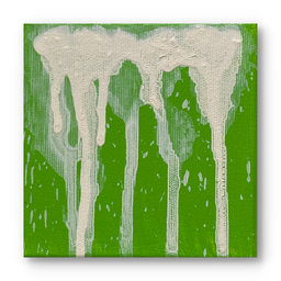 GREEN AND BEIGE PAINTING