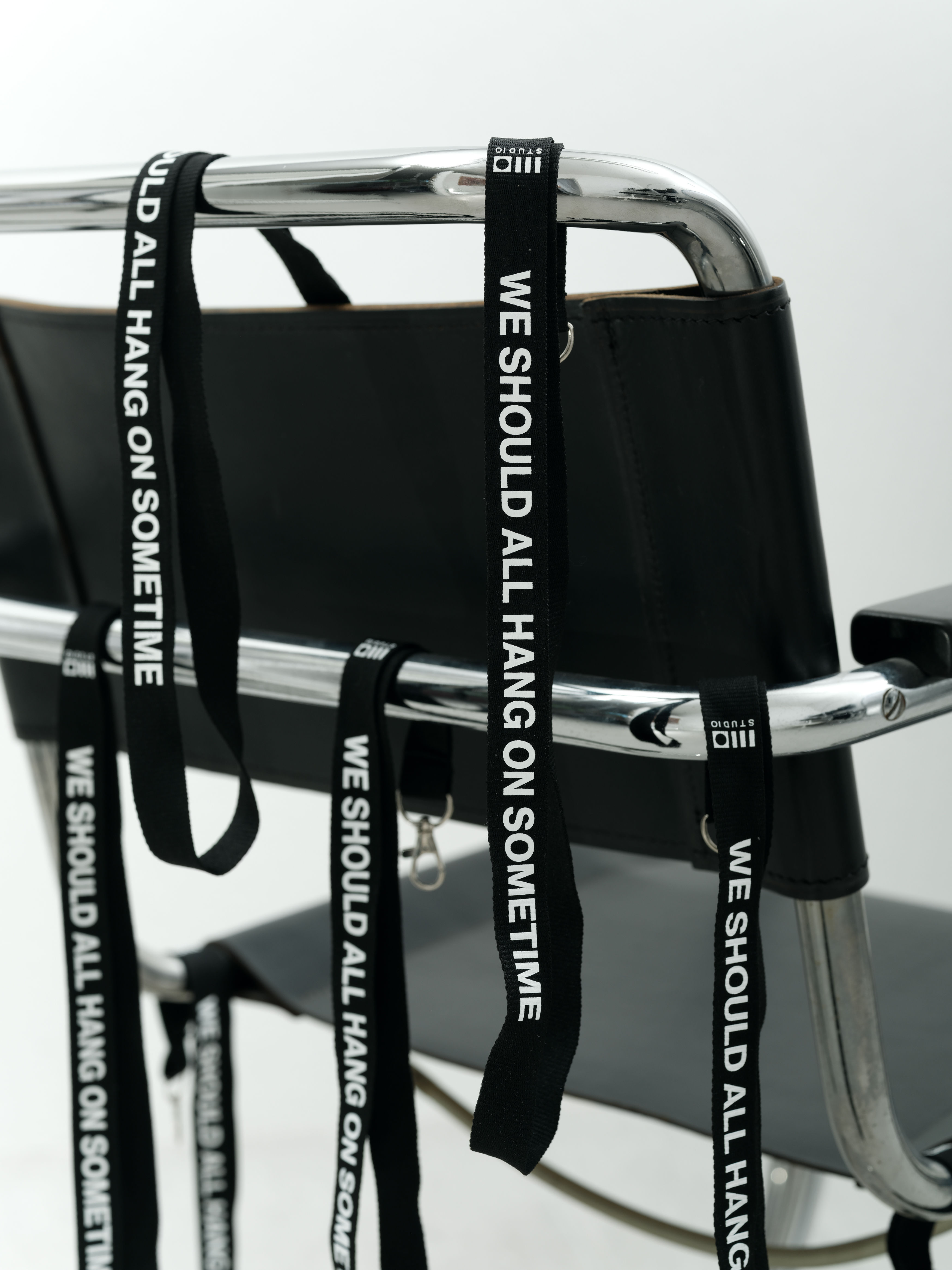 Black Keychain Lanyard
