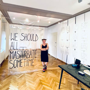 Behind the scenes of Aleksandra Cegielska's artistic practice and exhibition preparation.