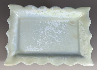 Pale Blue Soap Dish with Crystals and Scallops, SD13.jpg