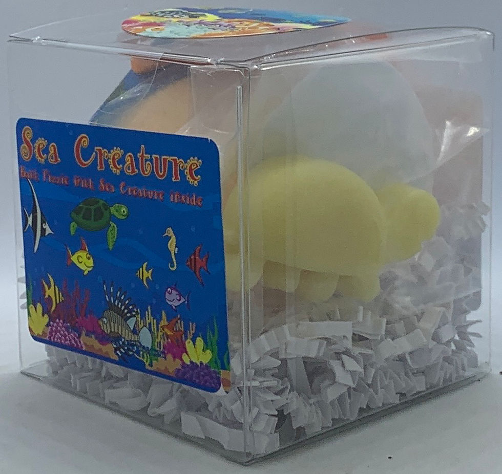 Thumbnail: Sea Creatures XL 6 oz Bath Bomb Gift Set - Clementine