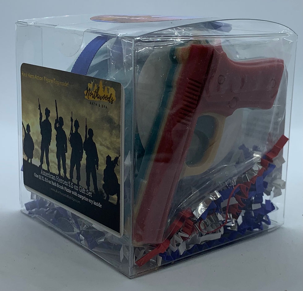 Thumbnail: American Heroes (Cotton Candy) 5.5 oz Bath Bomb Gift Set