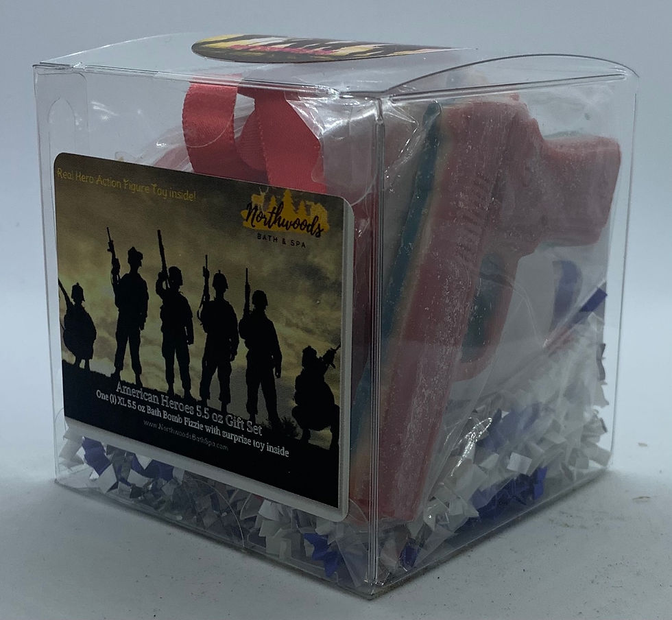 Thumbnail: American Heroes (Watermelon) 5.5 oz Bath Bomb Gift Set