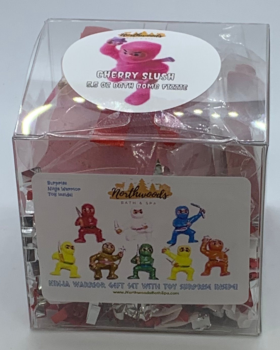 Ninja Warriors (Cherry Slush) 5.5 oz Bath Bomb Gift Set
