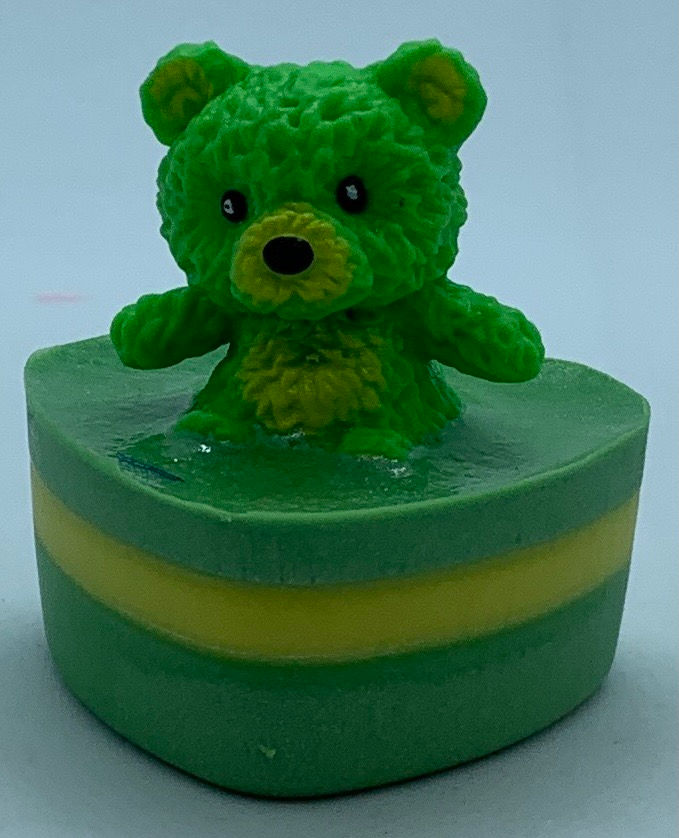 Thumbnail: Squishy Green Teddy Bear 1 oz "Snuggable" Soap