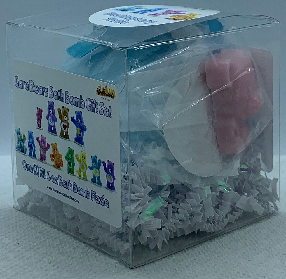 Thumbnail: Care Bears (Blue Raspberry Slushie) XL 6 oz Bath Bomb Gift Set
