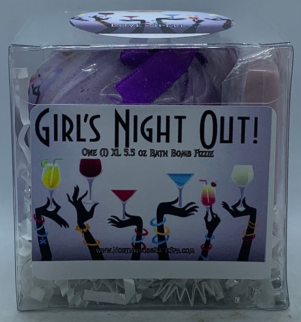 Girl's Night Out (Love Spell) 5.5 oz Bath Bomb Gift Set