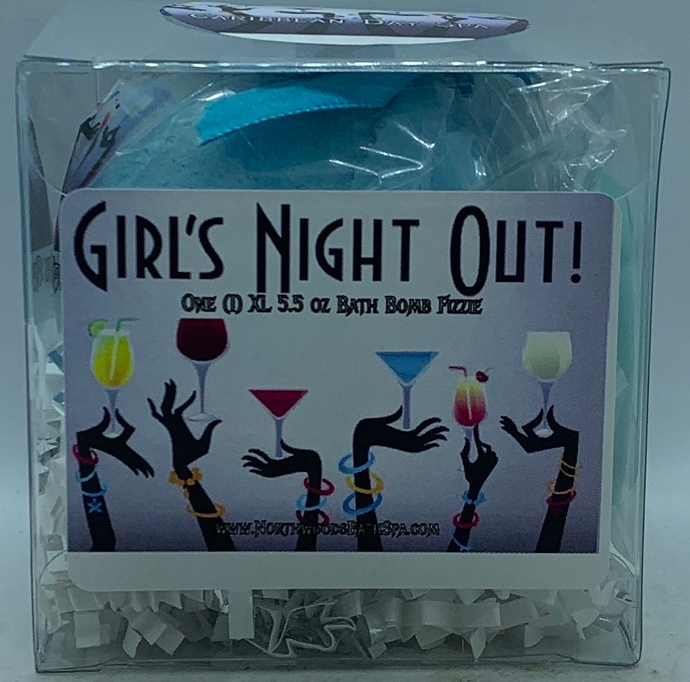 Girl's Night Out (Caribbean Day Spa) 5.5 oz Bath Bomb Gift Set