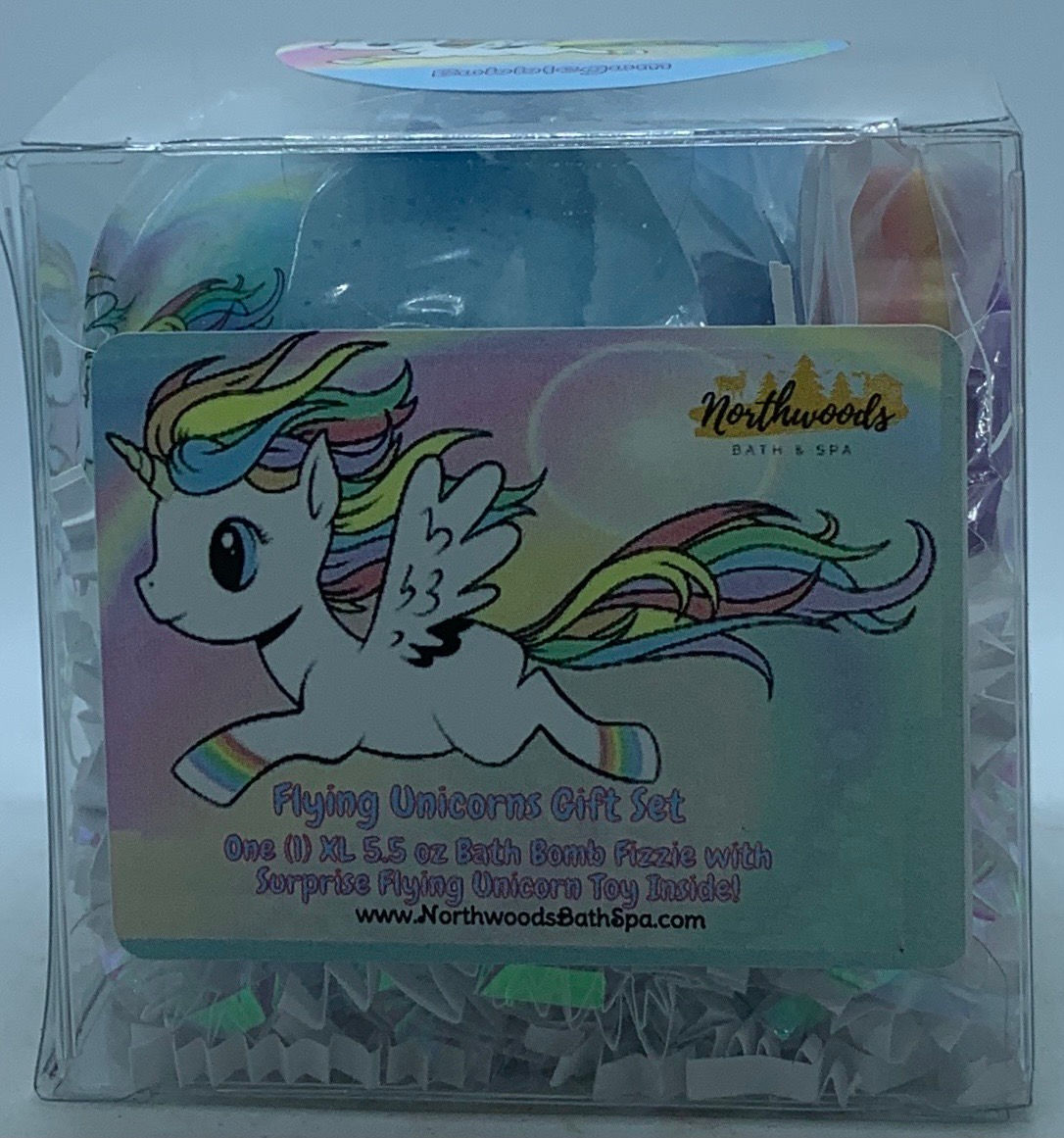Flying Unicorns (Bubblegum) 5.5 oz Bath Bomb Gift Set