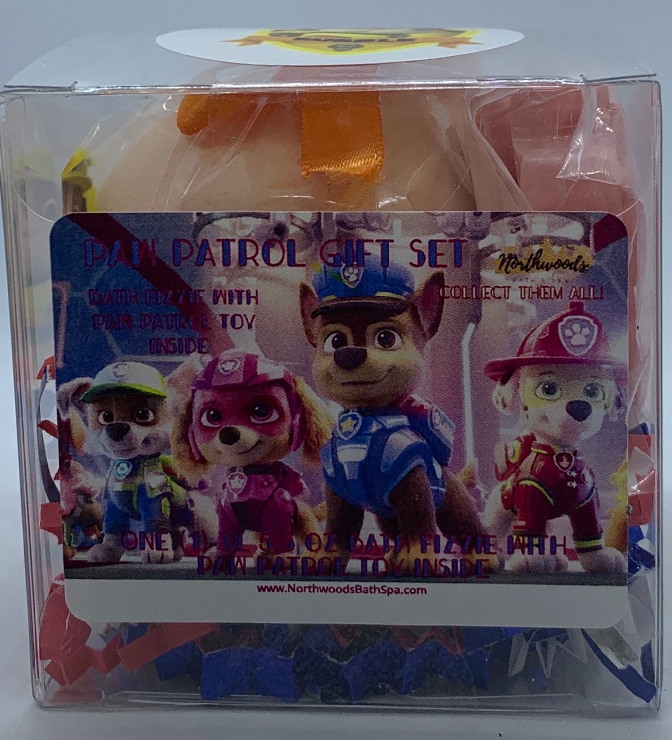 "Rubble" Paw Patrol XL 5.5 oz Bath Bomb Gift Set