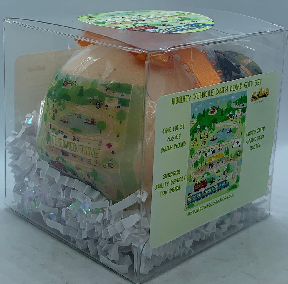 Thumbnail: Utility Vehicle (Clementine) 5.5 oz Bath Bomb Gift Set